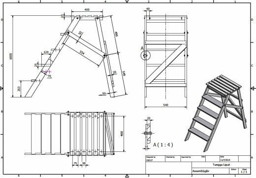 tangga人字梯结构缩略图